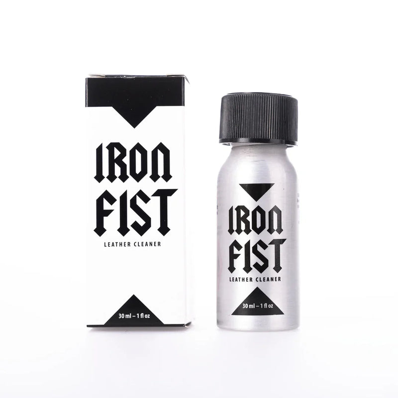 A 24ml bottle of Iron Fist Poppers.
