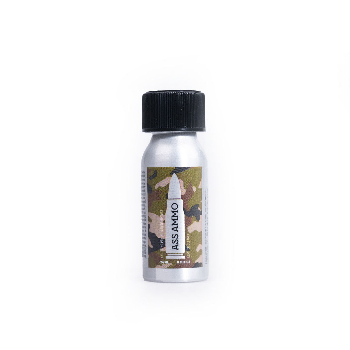 A bottle of Ass Ammo Poppers by Twisted Beast.