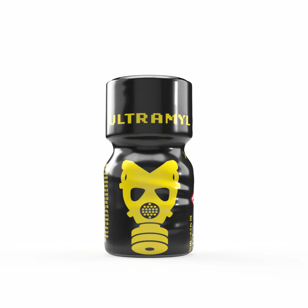 A product photo of a 10ml bottle of Ultramyl poppers.