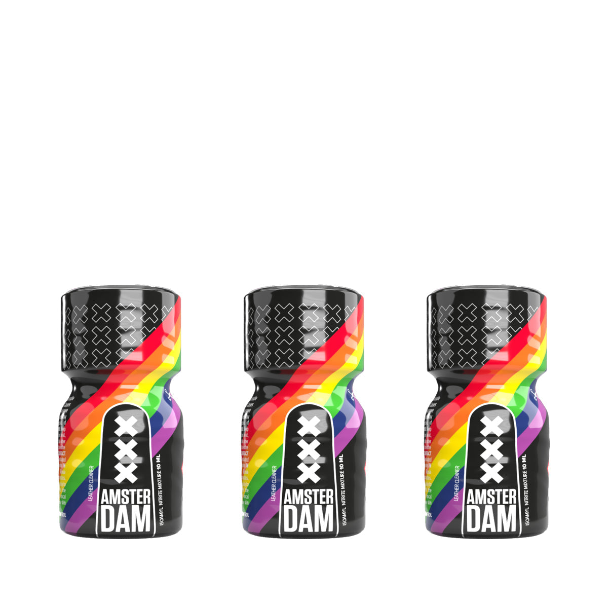 Three Bottles of Amsterdam Pride XXX Poppers