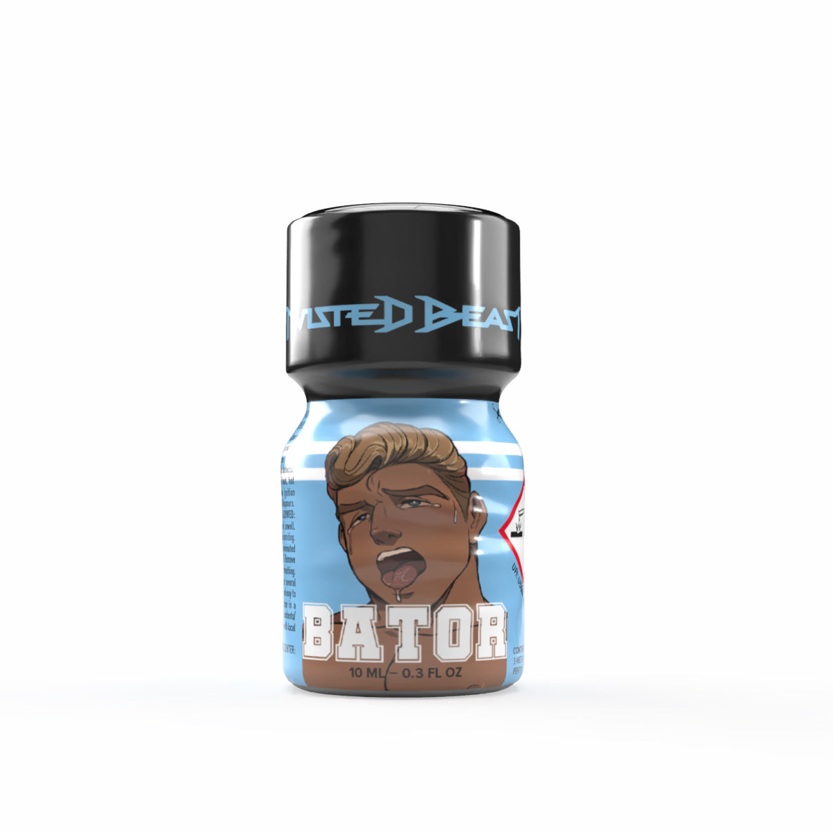 A 10ml bottle of Bator Poppers.