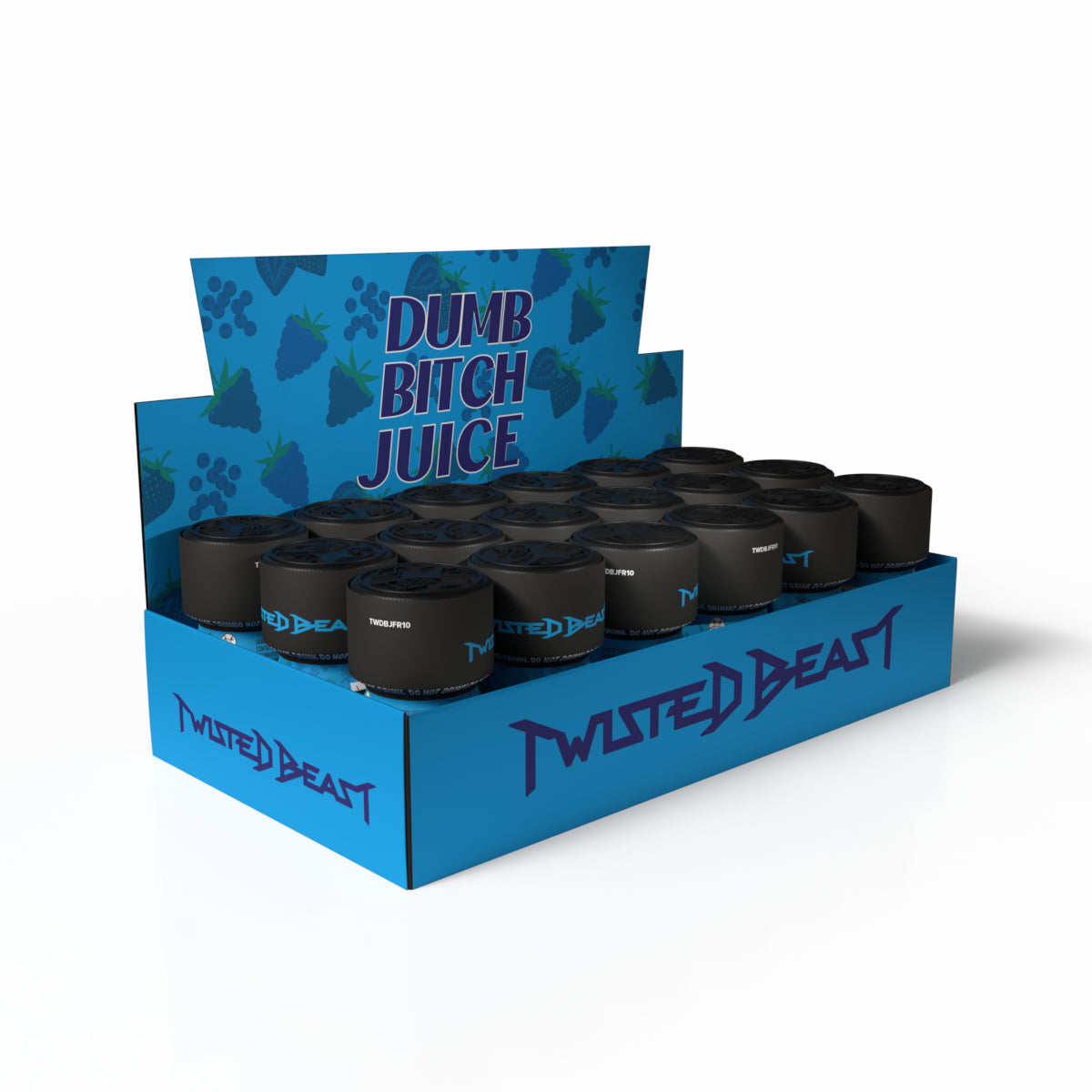 An 18 pack of 10ml Berry Blitz poppers.