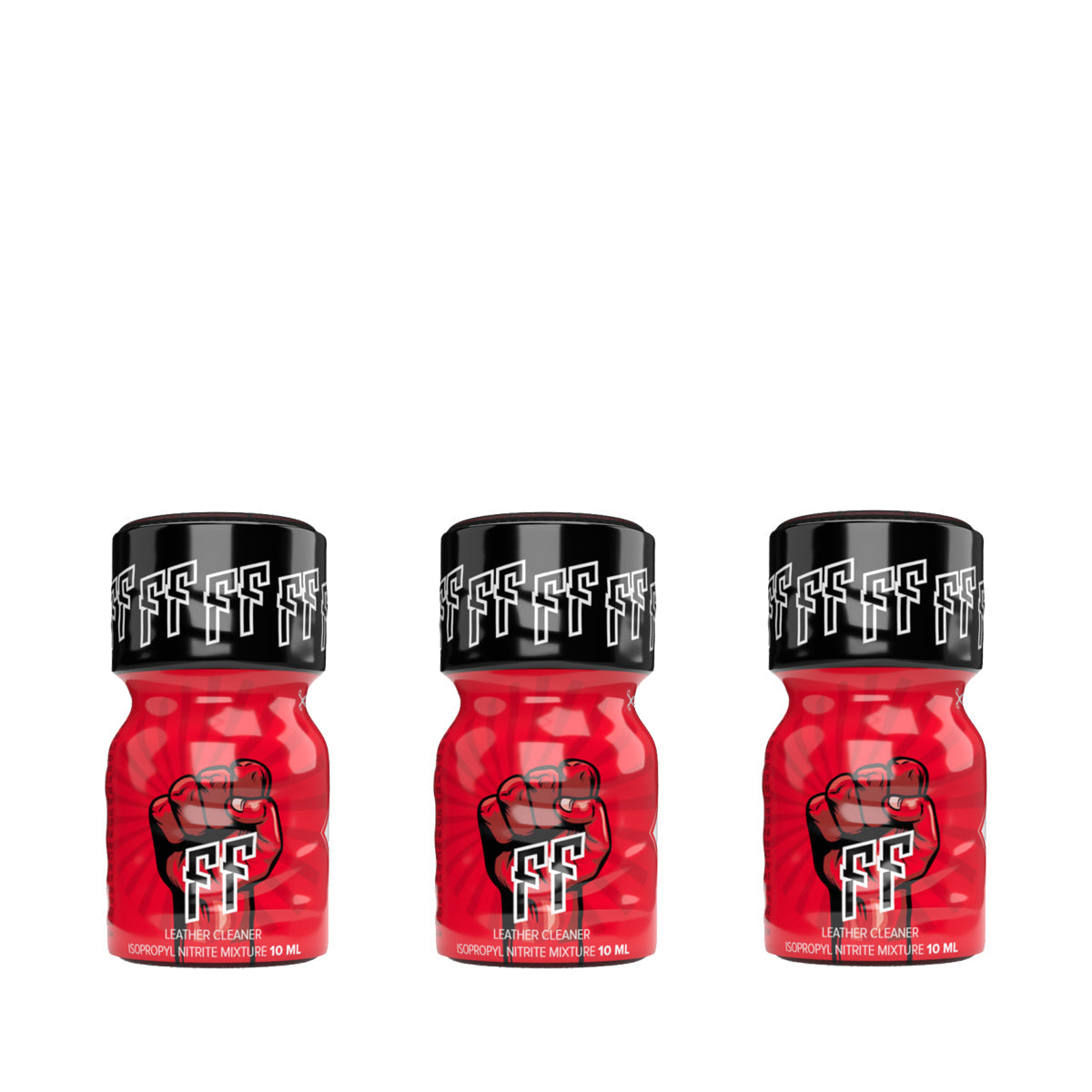 A triple Pack of FF 10ml poppers