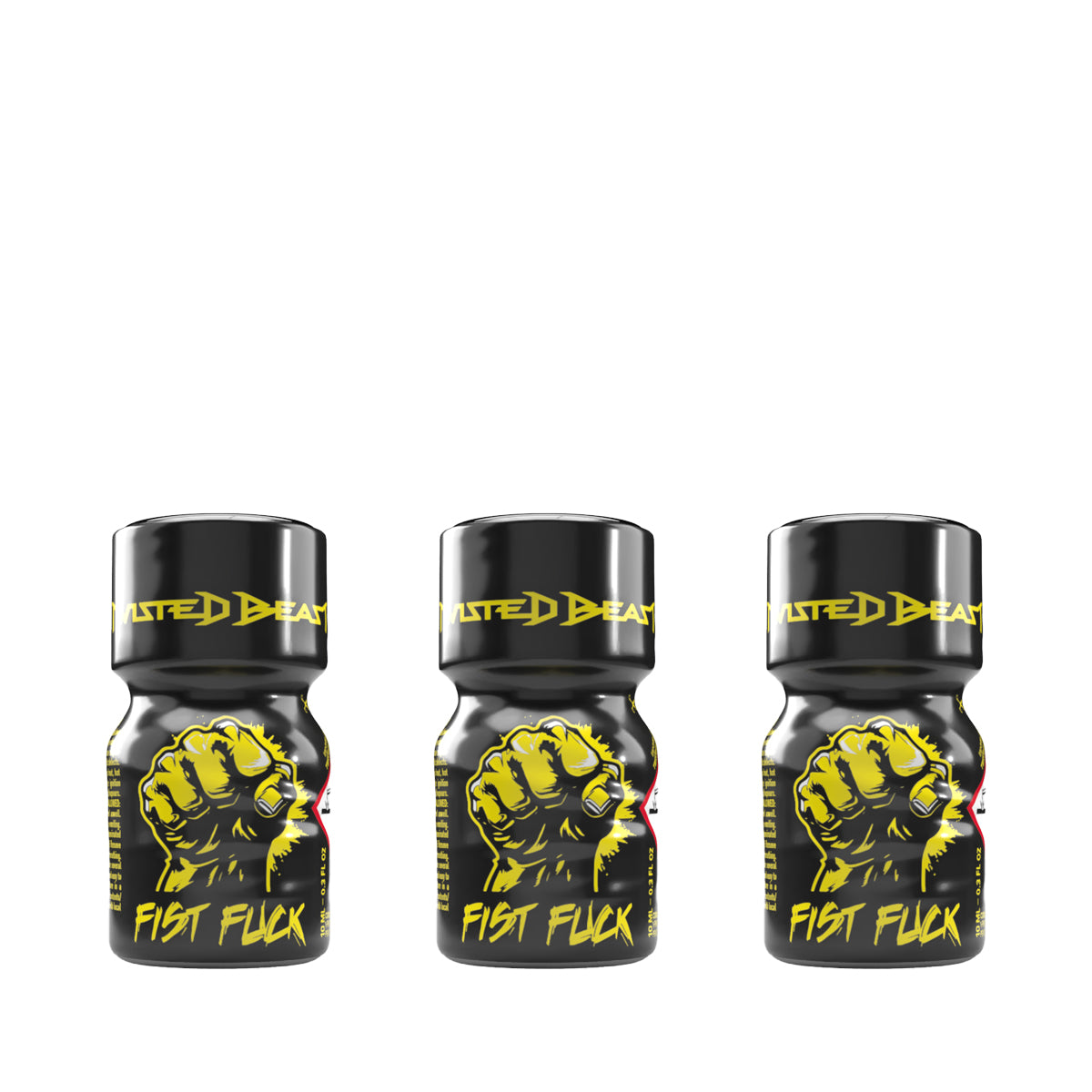 A triple pack of Fist Fuck Pentyl Poppers.