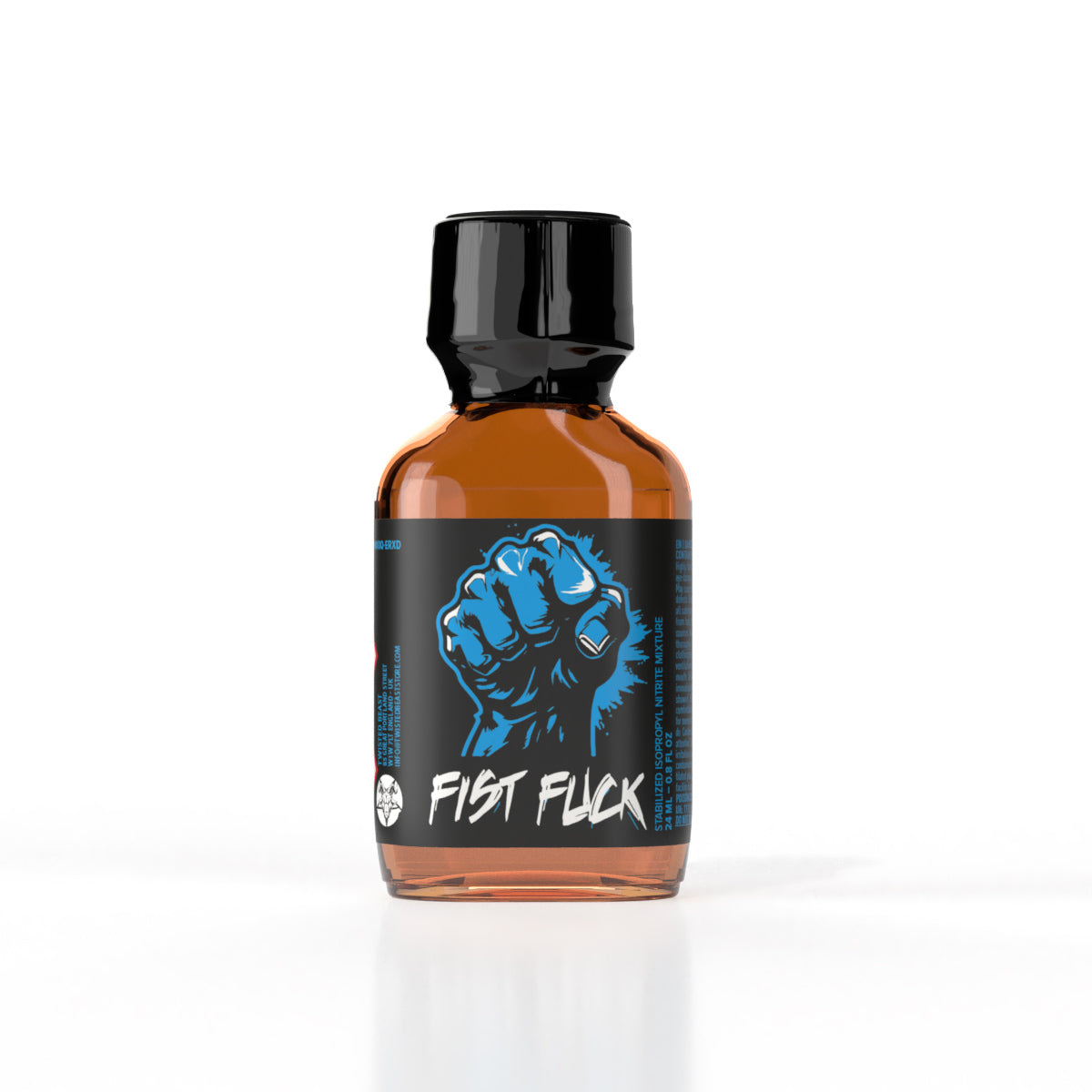 A bottle of Fist Fuck Propyl Poppers by Twisted Beast.