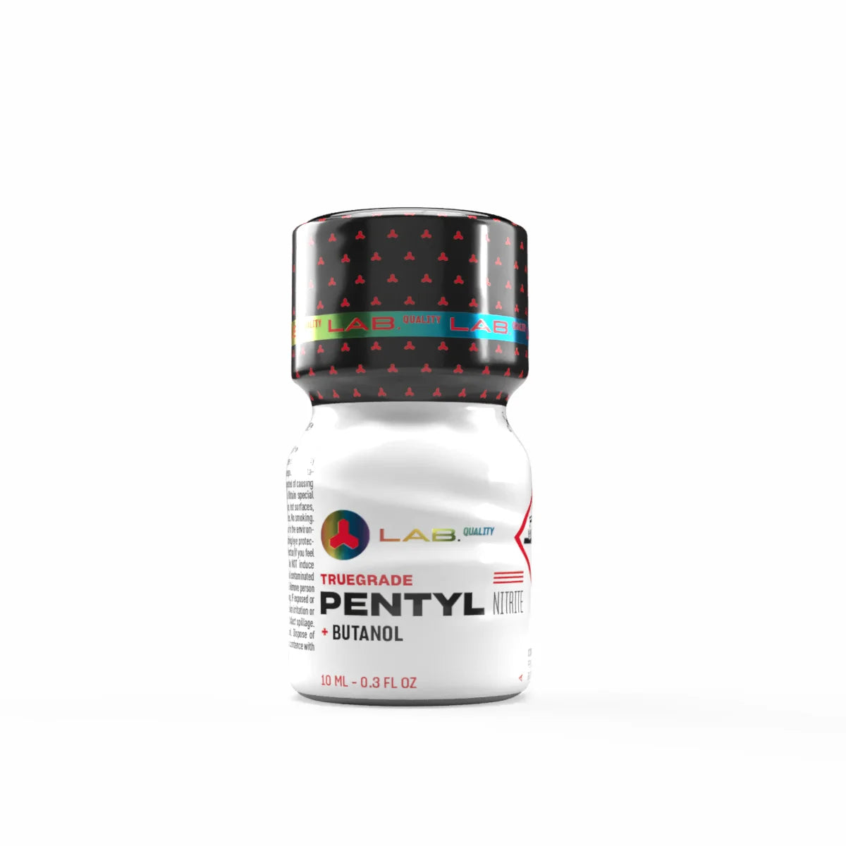 A product photo of 10ml bottle of Lab Quality Butanol Poppers.