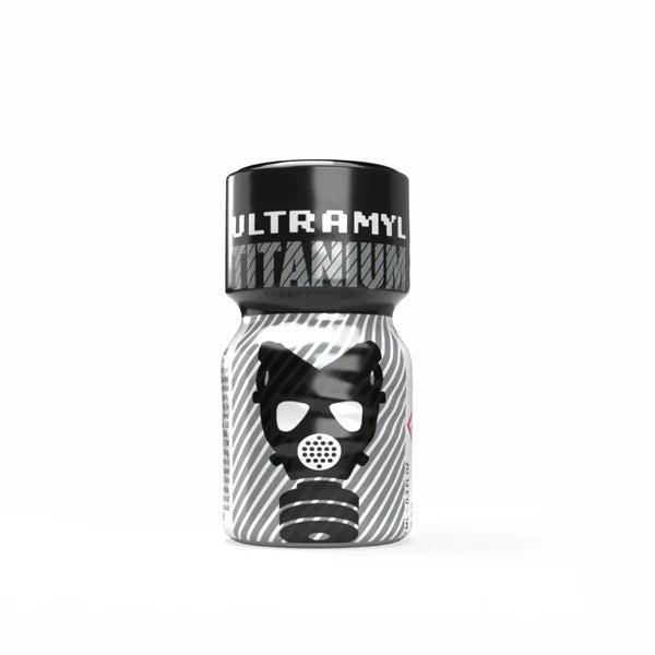 A 10ml bottle of Ultramyl Titanium poppers.